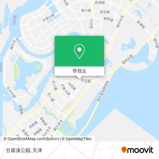 甘露溪公园地图
