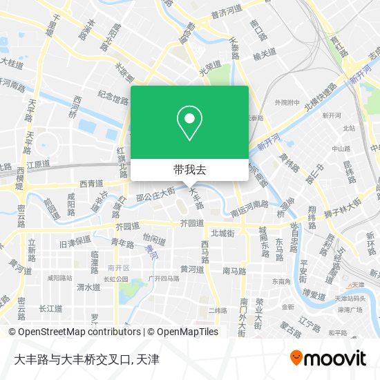 大丰路与大丰桥交叉口地图