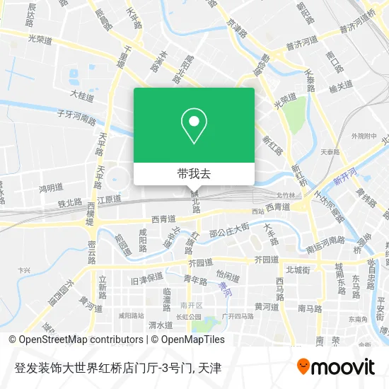 登发装饰大世界红桥店门厅-3号门地图