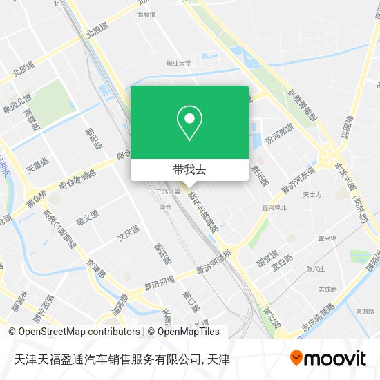 天津天福盈通汽车销售服务有限公司地图