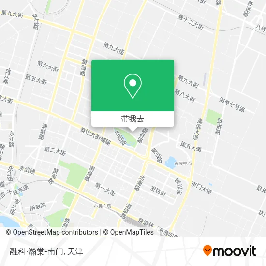 融科·瀚棠-南门地图