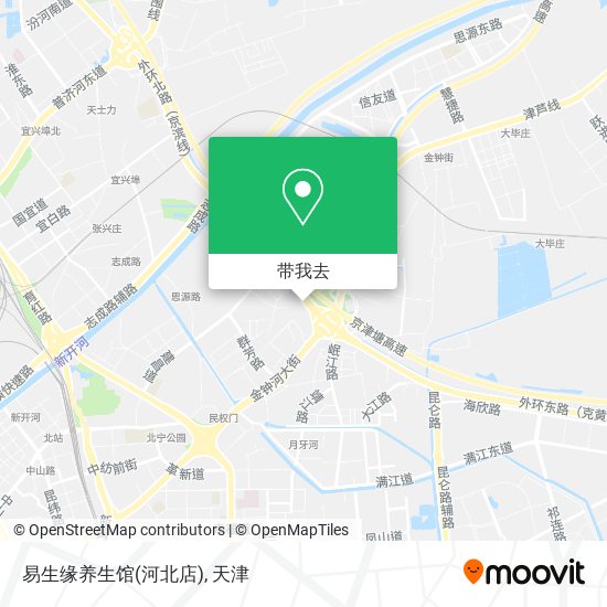 易生缘养生馆(河北店)地图