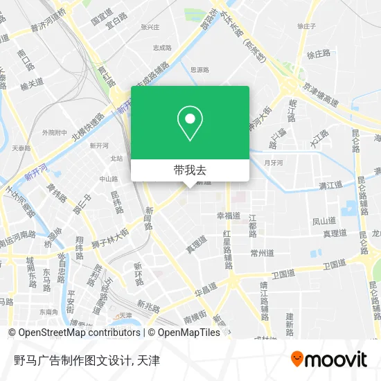 野马广告制作图文设计地图