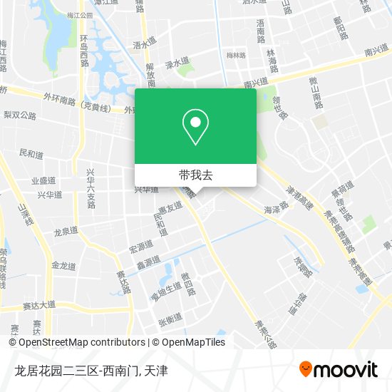 龙居花园二三区-西南门地图