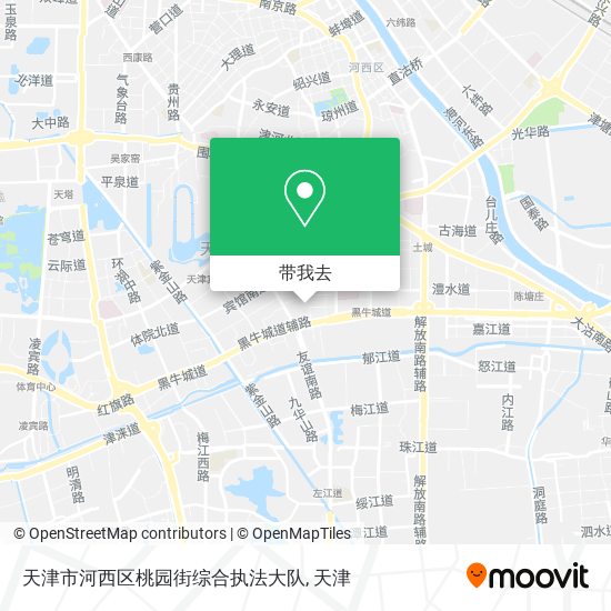 天津市河西区桃园街综合执法大队地图