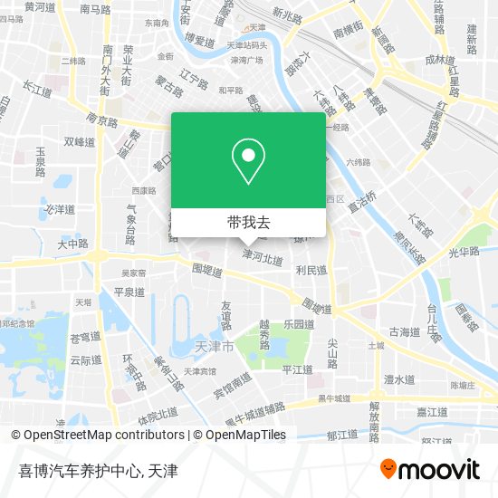 喜博汽车养护中心地图