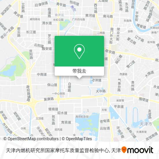 天津内燃机研究所国家摩托车质量监督检验中心地图