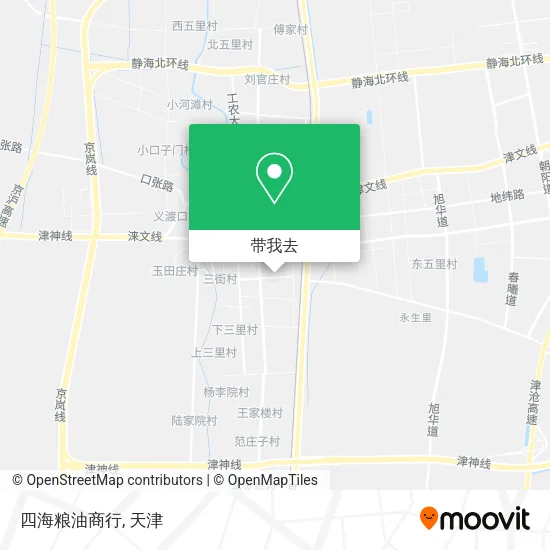 四海粮油商行地图