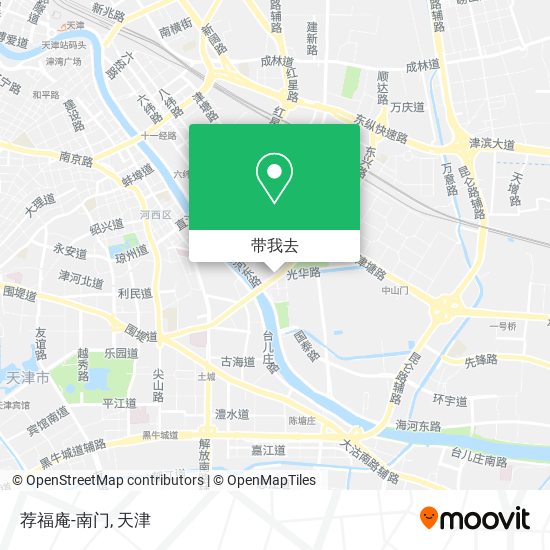 荐福庵-南门地图
