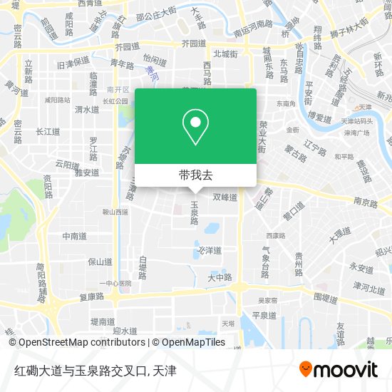 红磡大道与玉泉路交叉口地图