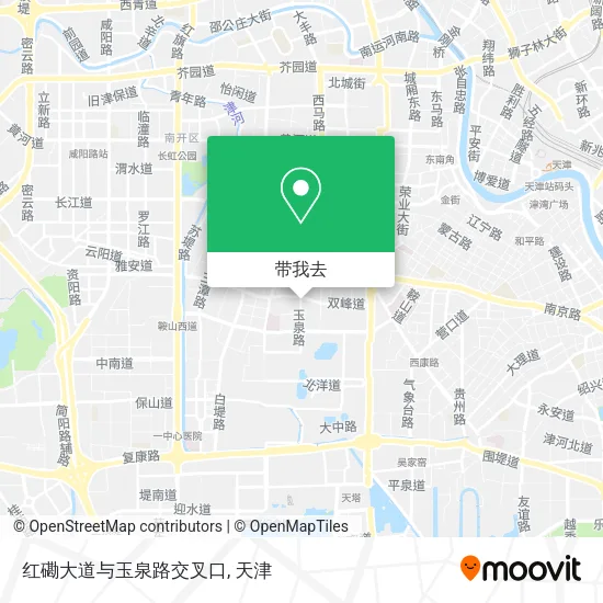 红磡大道与玉泉路交叉口地图