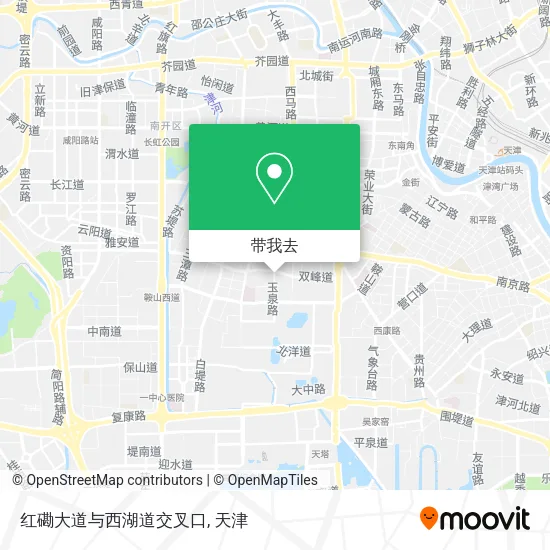 红磡大道与西湖道交叉口地图