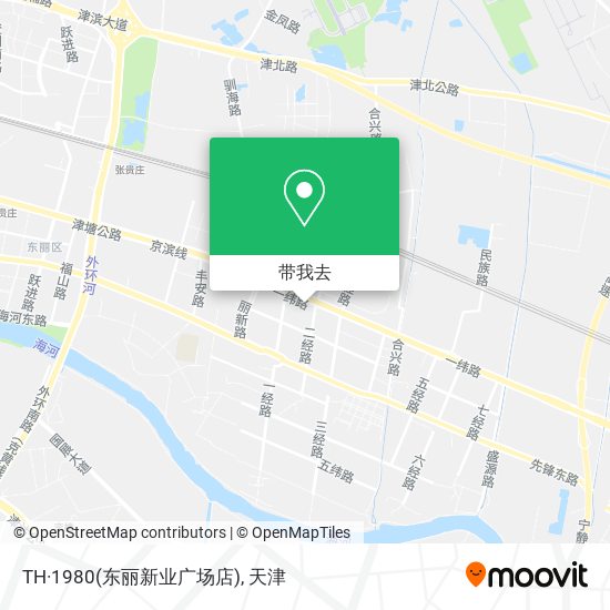 TH·1980(东丽新业广场店)地图