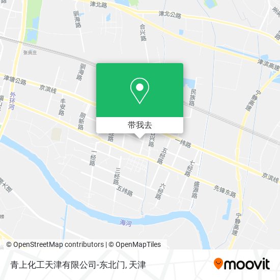 青上化工天津有限公司-东北门地图
