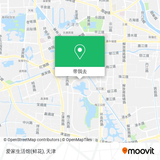 爱家生活馆(鲜花)地图