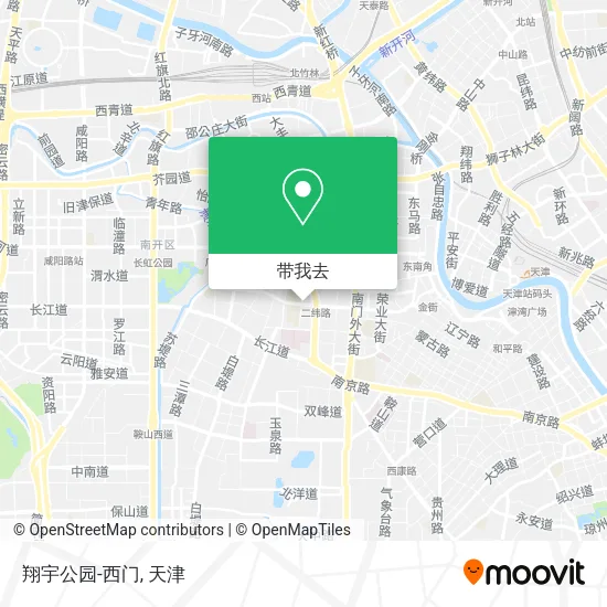 翔宇公园-西门地图