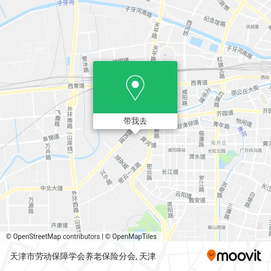 天津市劳动保障学会养老保险分会地图