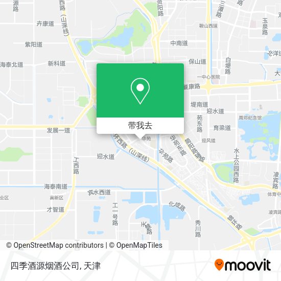 四季酒源烟酒公司地图