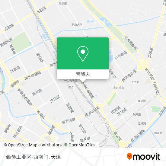 勤俭工业区-西南门地图