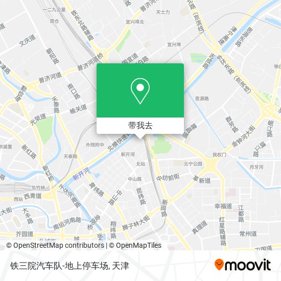 铁三院汽车队-地上停车场地图