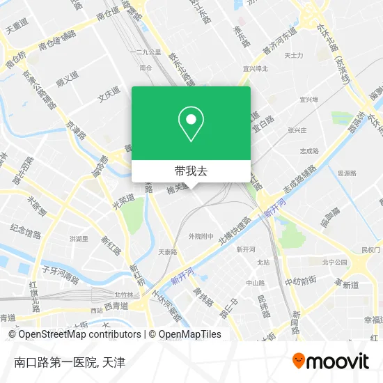 南口路第一医院地图