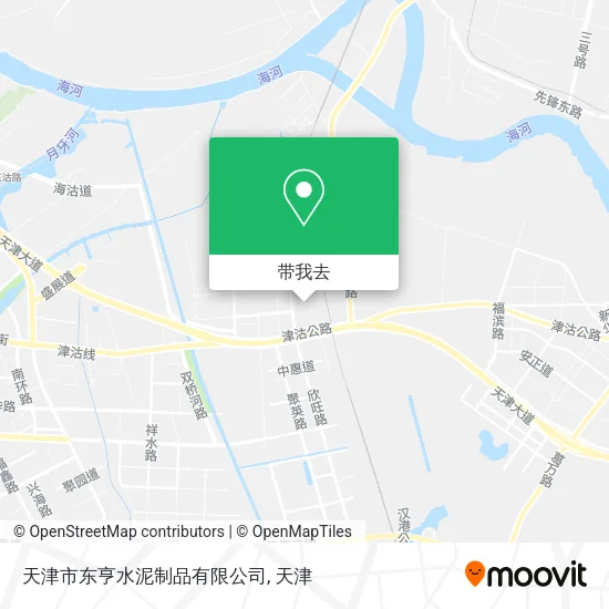 天津市东亨水泥制品有限公司地图