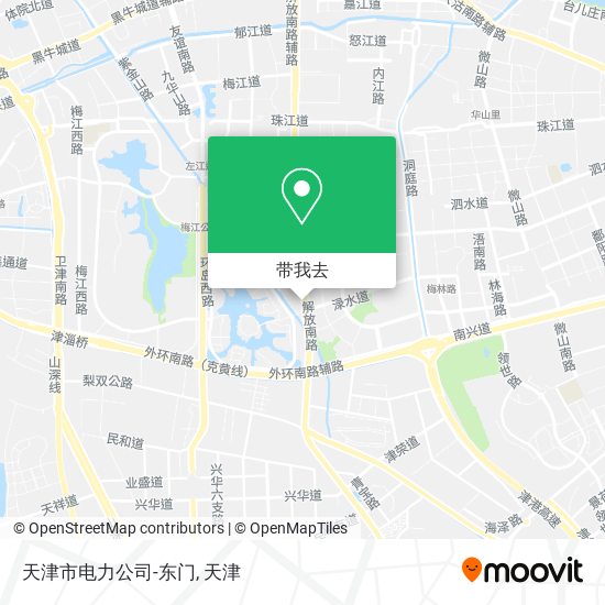 天津市电力公司-东门地图