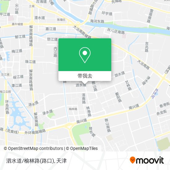 泗水道/榆林路(路口)地图