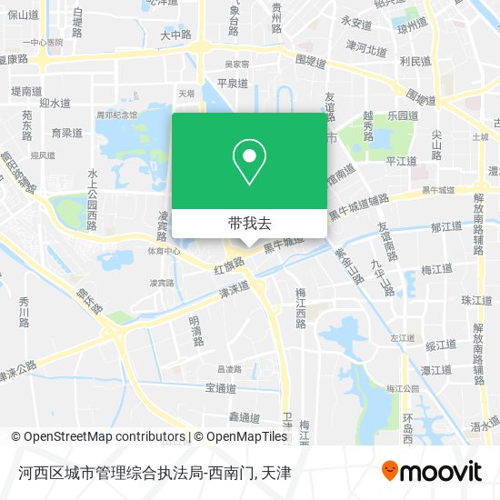 河西区城市管理综合执法局-西南门地图