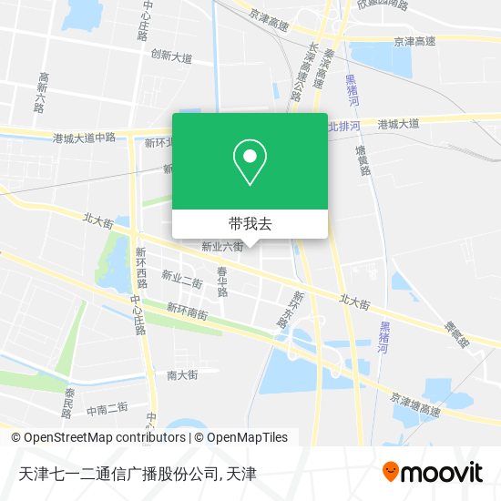 天津七一二通信广播股份公司地图