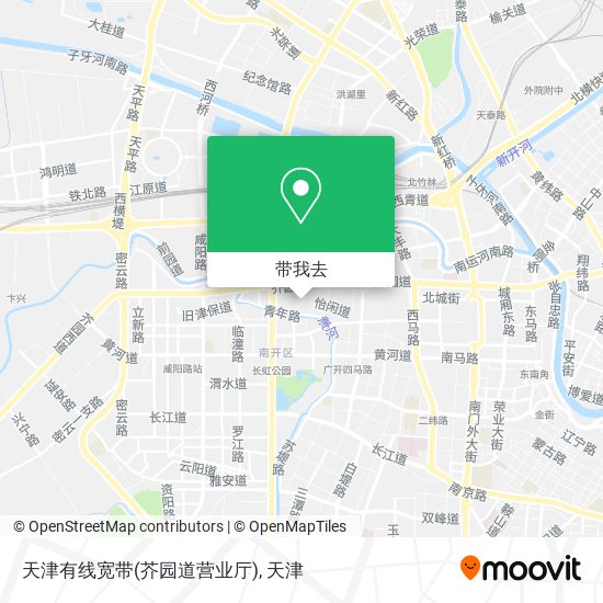 天津有线宽带(芥园道营业厅)地图