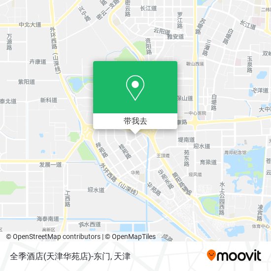 全季酒店(天津华苑店)-东门地图