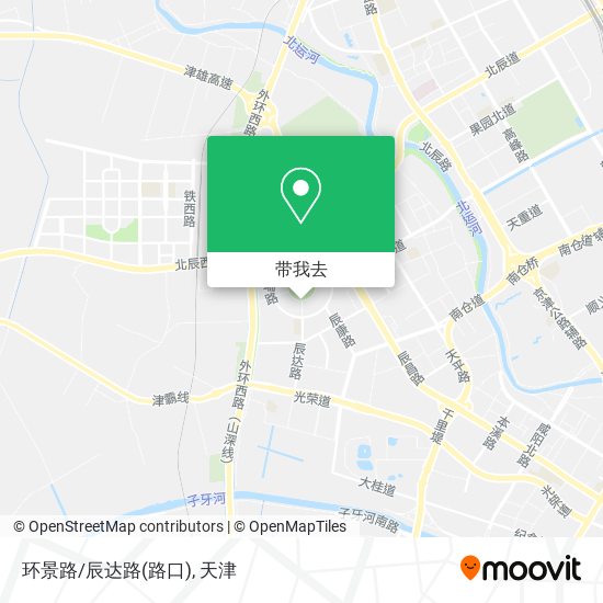 环景路/辰达路(路口)地图
