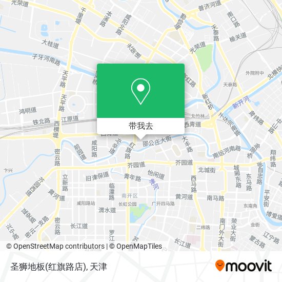 圣狮地板(红旗路店)地图