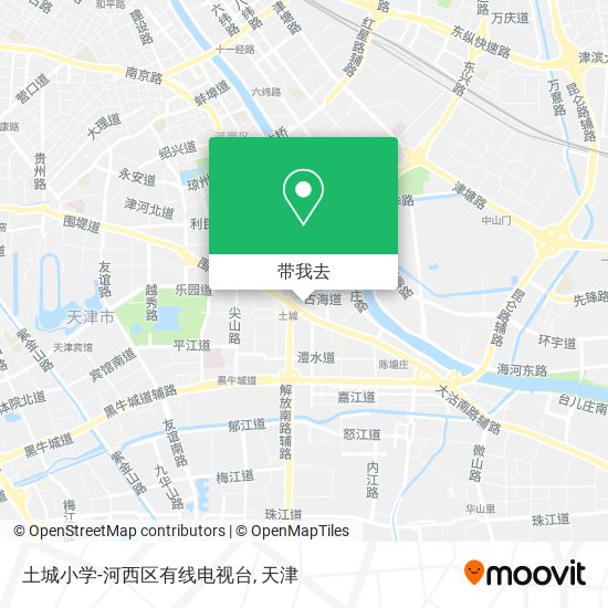 土城小学-河西区有线电视台地图