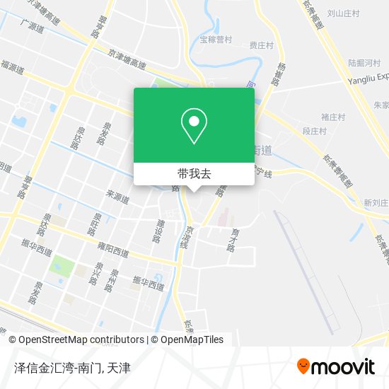 泽信金汇湾-南门地图