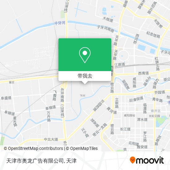 天津市奥龙广告有限公司地图
