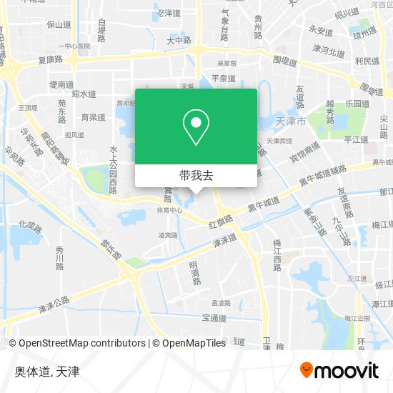 奥体道地图