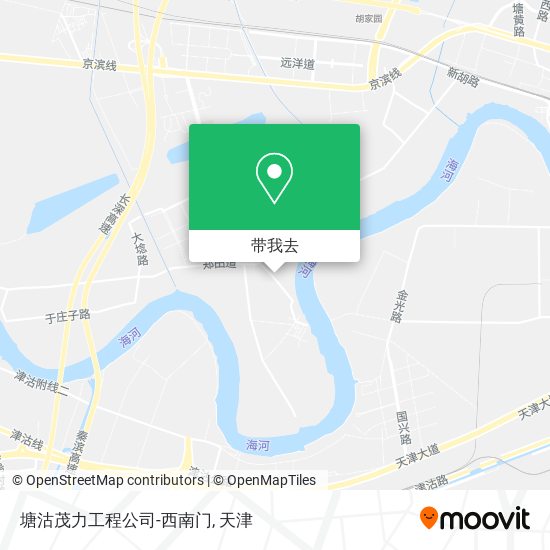 塘沽茂力工程公司-西南门地图