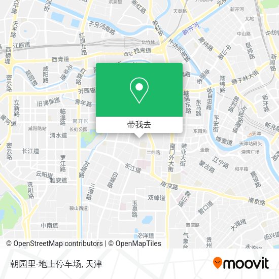 朝园里-地上停车场地图