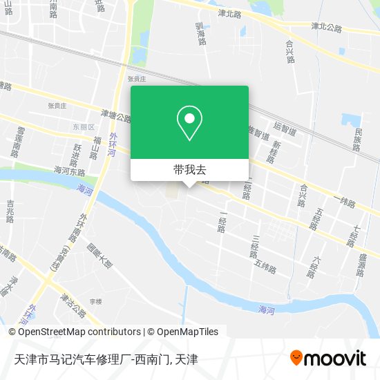 天津市马记汽车修理厂-西南门地图