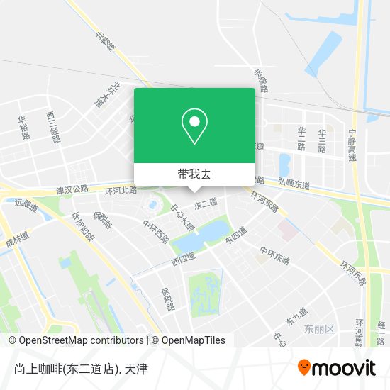 尚上咖啡(东二道店)地图
