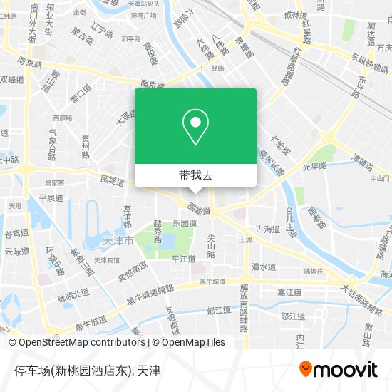 停车场(新桃园酒店东)地图