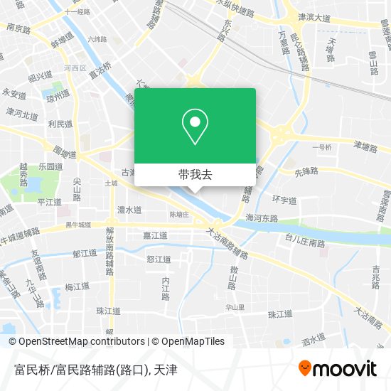 富民桥/富民路辅路(路口)地图