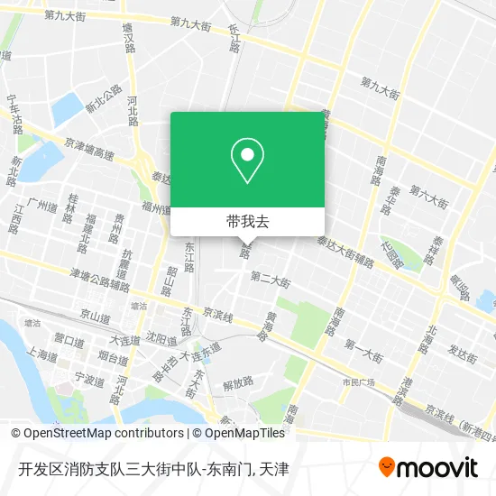 开发区消防支队三大街中队-东南门地图