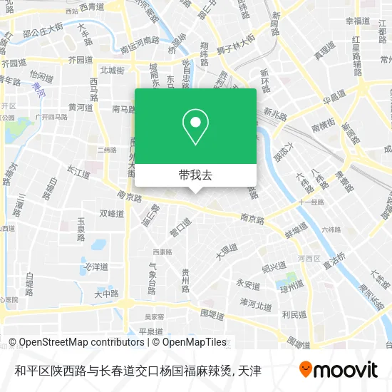 和平区陕西路与长春道交口杨国福麻辣烫地图
