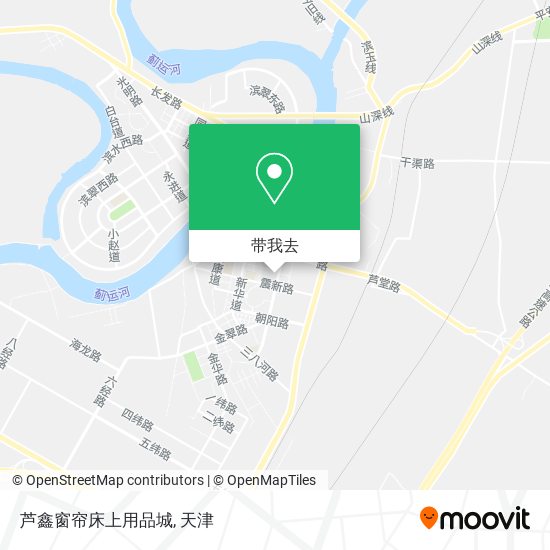 芦鑫窗帘床上用品城地图