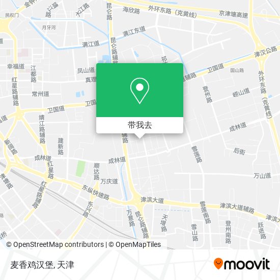 麦香鸡汉堡地图