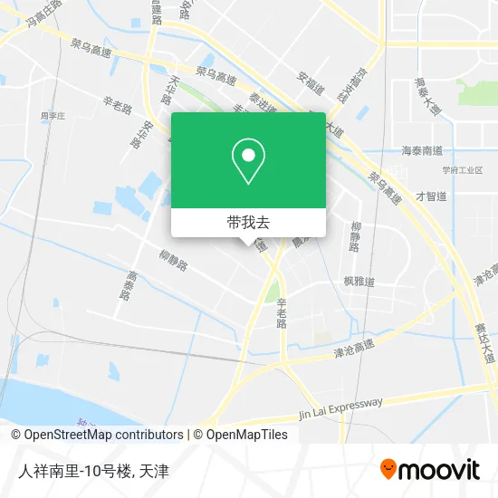 人祥南里-10号楼地图
