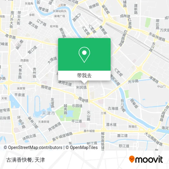 古满香快餐地图